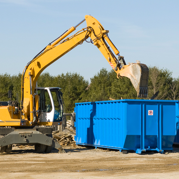 can i choose the location where the residential dumpster will be placed in Gales Ferry Connecticut